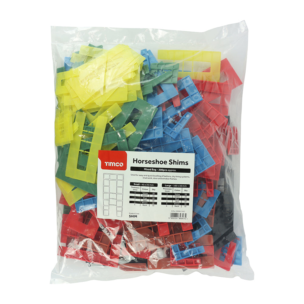 Timco Horseshoe Shims- Mixed Bag