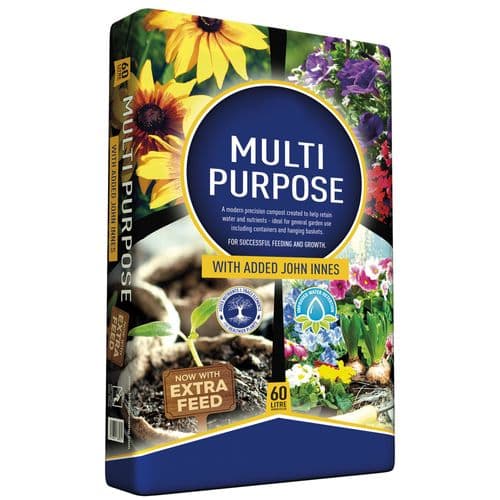 Growmore Multi purpose Compost with added John Innes 60L