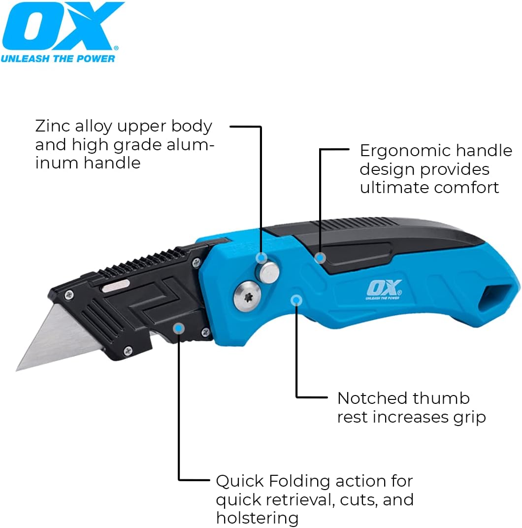 OX Pro Heavy Duty Fixed Blade Folding Knife