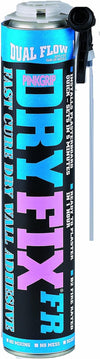 Everbuild Pinkgrip Dry Fix Fire Resistant Fast Curing Dry Wall Adhesive Foam, 750 ml