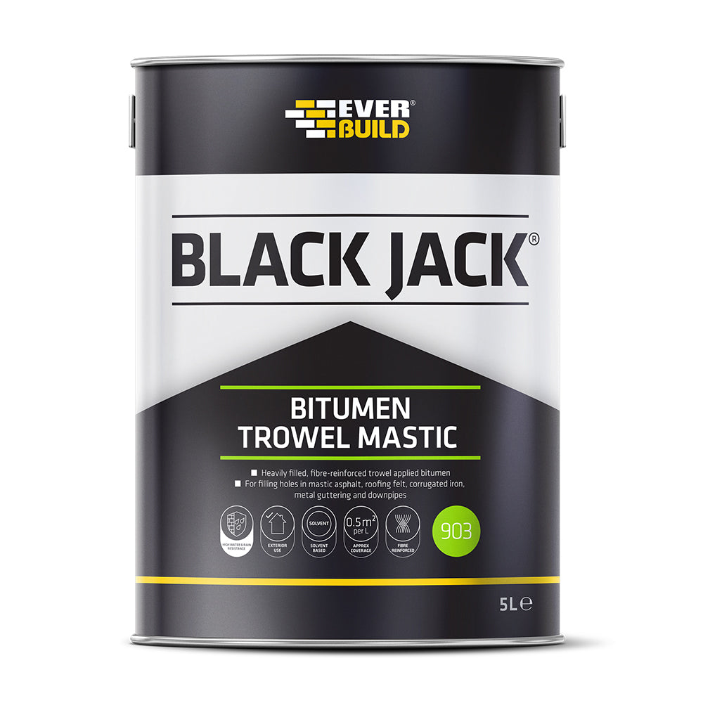 Everbuild Black Jack 903 Bitumen Trowel Mastic