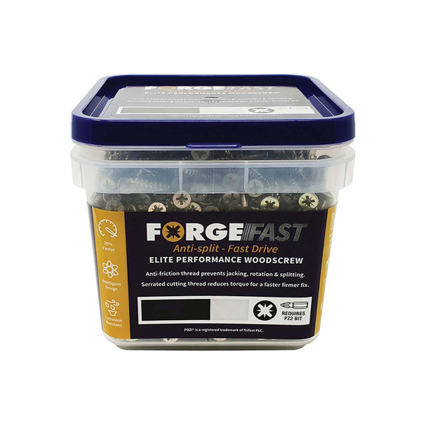 Forgefast anti-split fast drive wood screws