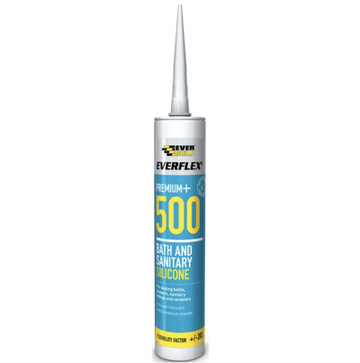 Everbuild 500 Premium + Bath and Sanitary Silicon