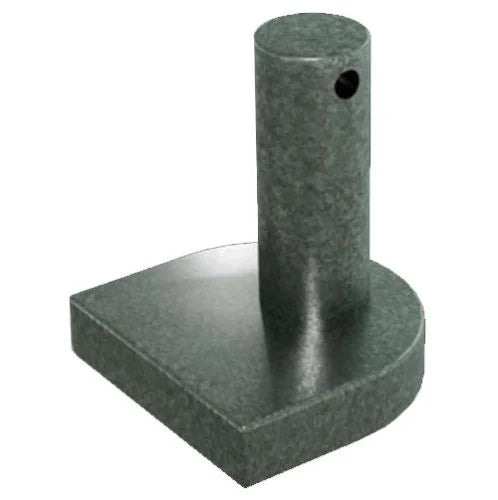 Gate hook to weld flat base
