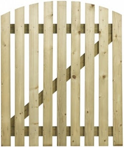 Charltons Curved Wicket Garden Gate