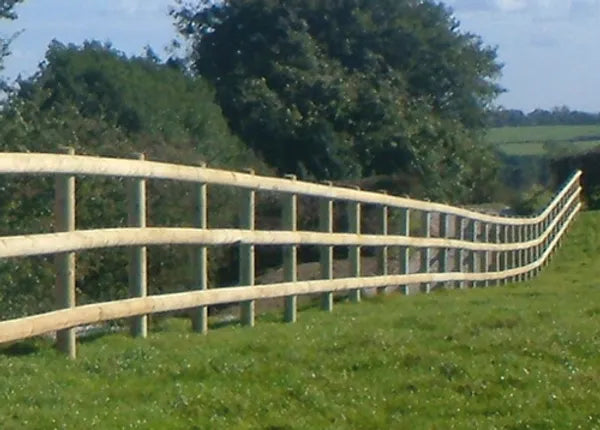 Sawn Rails & Half Round Rails – Lester Lowe Ltd