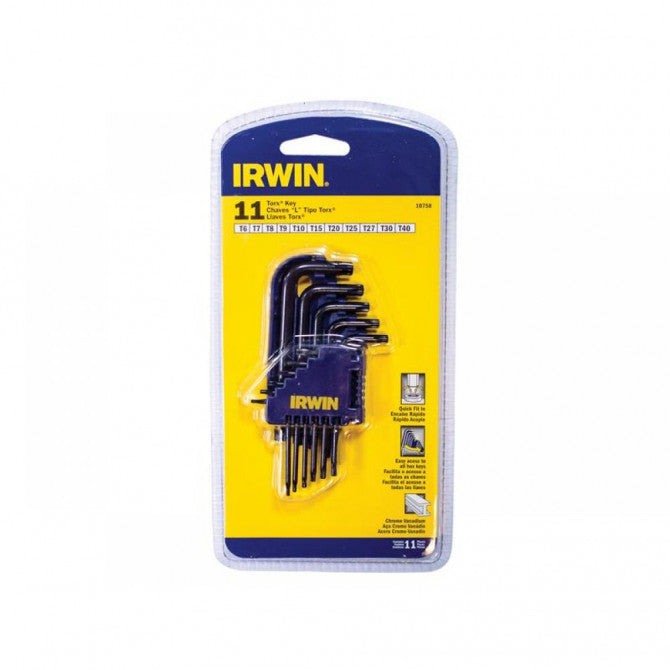 Irwin 11 Torx key set – Lester Lowe Ltd