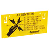 Electric Fence Warning Signs (30 Pack)