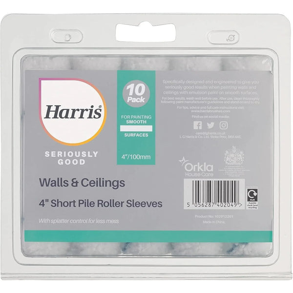 Harris Seriously Good Walls & Ceilings Short pile roller sleeves